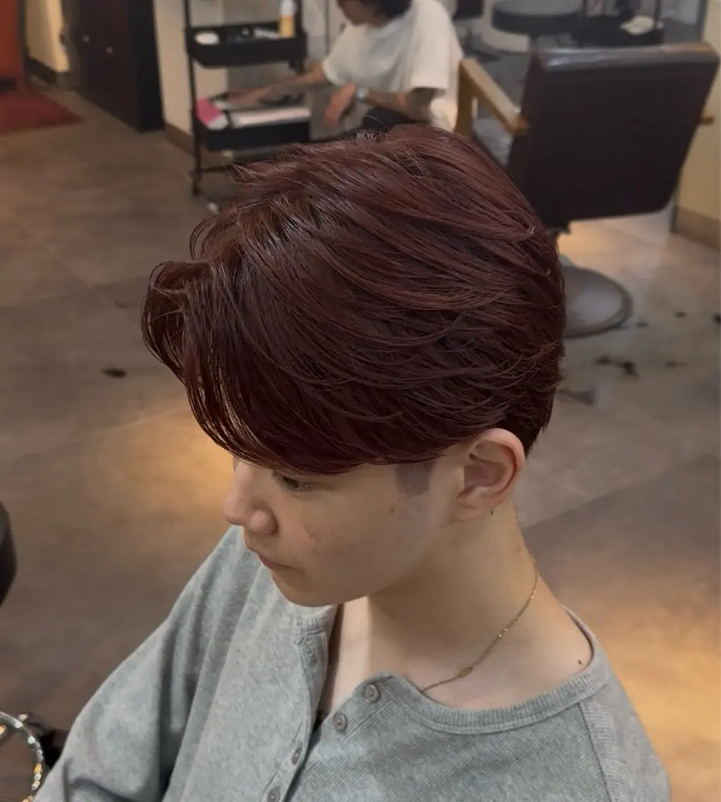ショート カラー メンズ HARBOR ゆづきのヘアスタイル