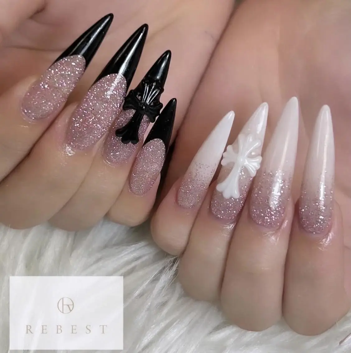 ネイル ❤️💛REBEST 京橋 nailのネイルデザイン