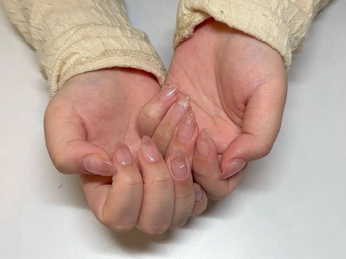 ネイル グラデーション マグネットネイル 木田 藍莉Tink円山店のネイルデザイン