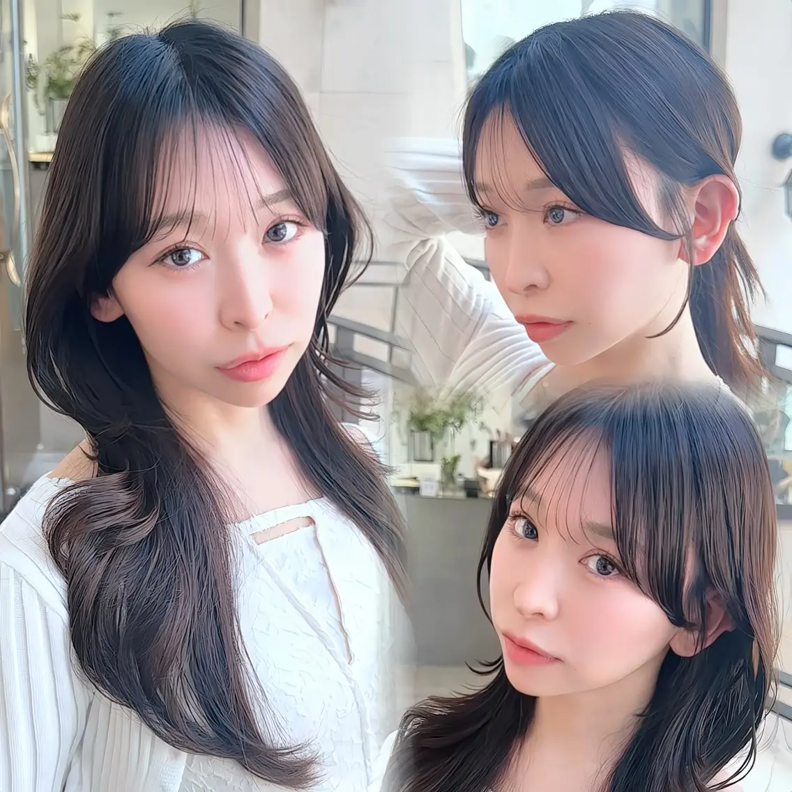 ロング カラー カット ヘアカラー トリートメント ヘッドスパ 韓国系レイヤー特化 hiroのヘアスタイル