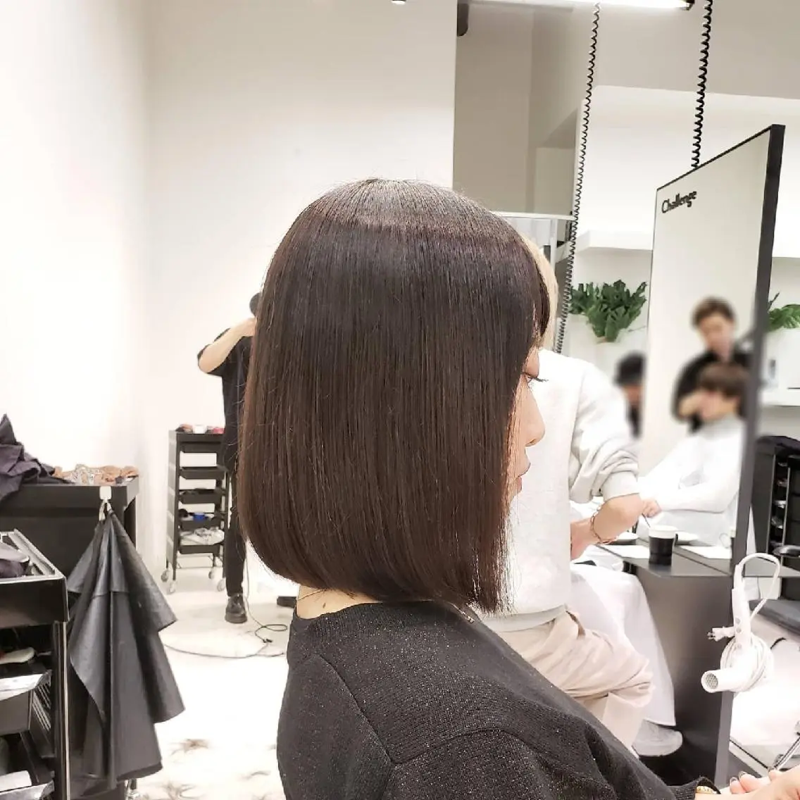 💞前髪カット+顔回り縮毛矯正💞の写真