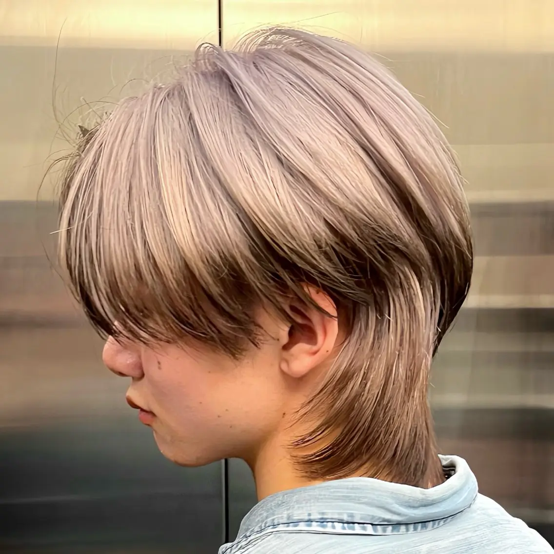 カラー カット ヘアカラー トリートメント ウルフ/レイヤー/ ブリーチカラーのヘアスタイル