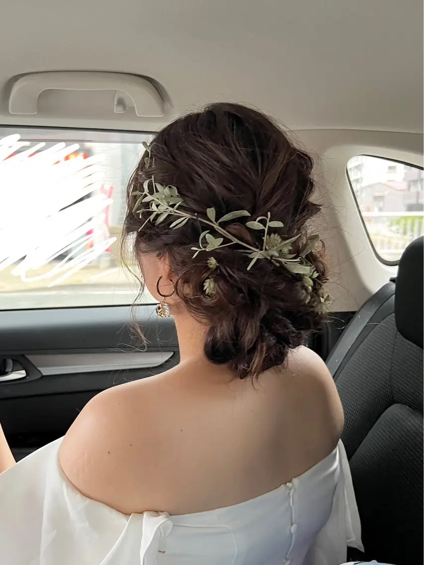 ヘアセットの写真