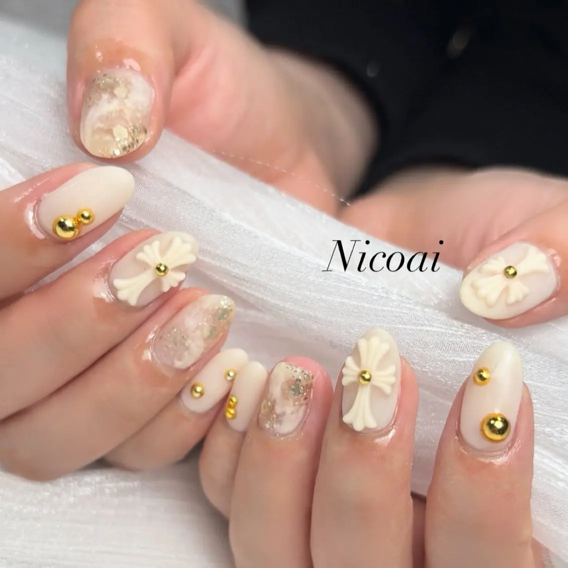 ネイル ジェルネイル マットネイル 春ネイル NailSalon Nicoaiのネイルデザイン