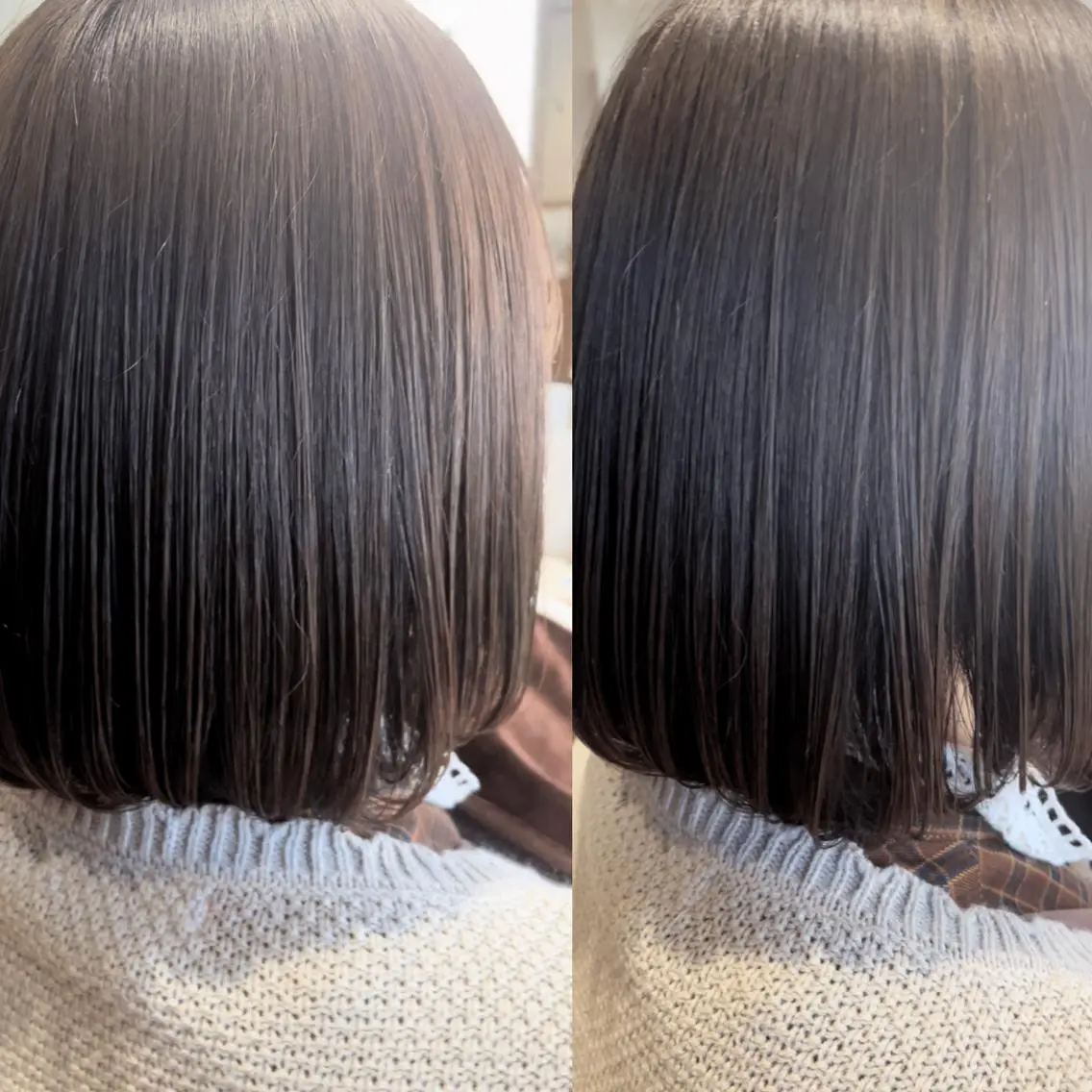 髪質改善カラー🌟カラー＋髪質改善Mixの調合TR付きです！カラーリング艶を出す新しいカラー✨の写真