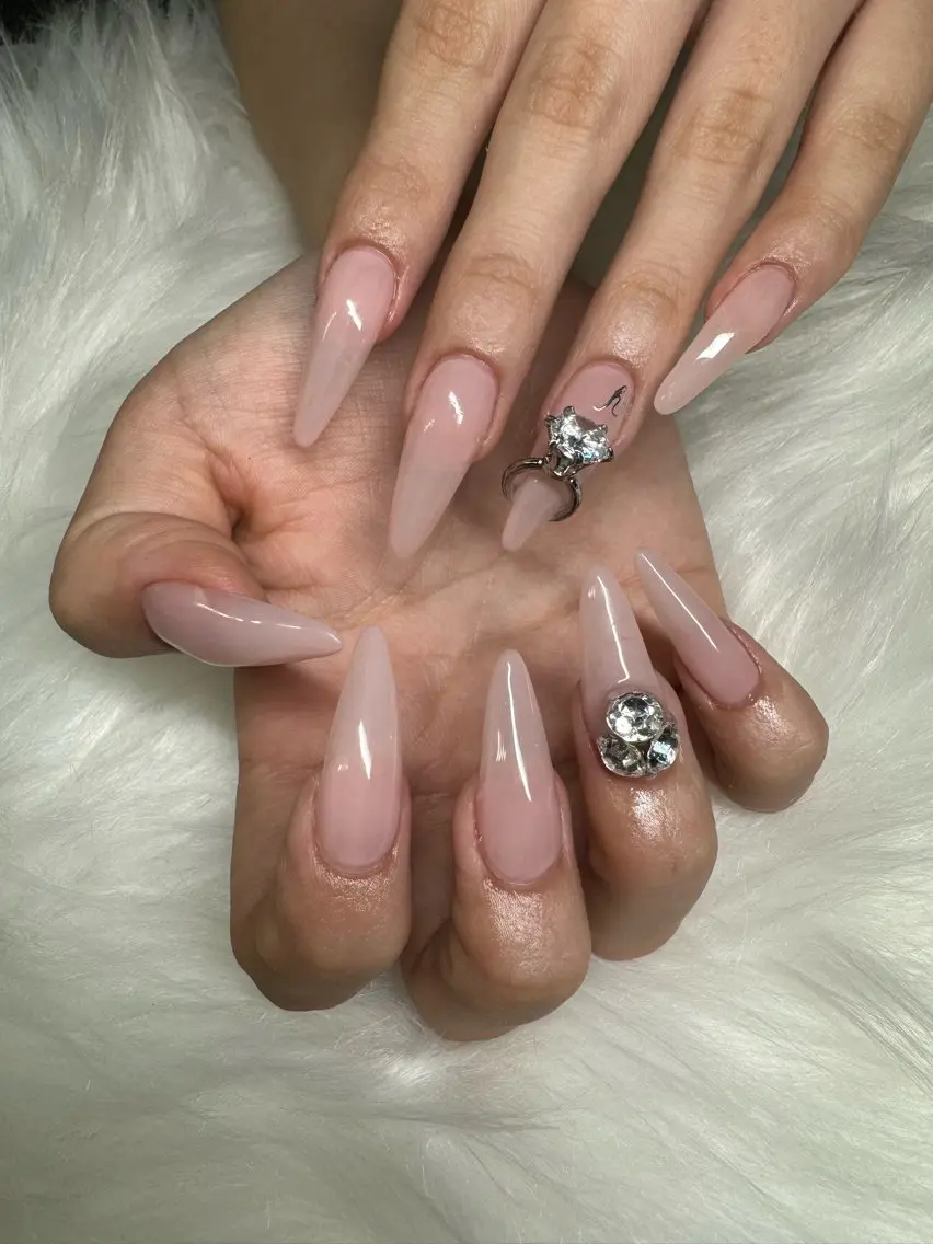 ネイル ロングネイル ハンドネイル IROHA NAIL 北村菜帆のネイルデザイン