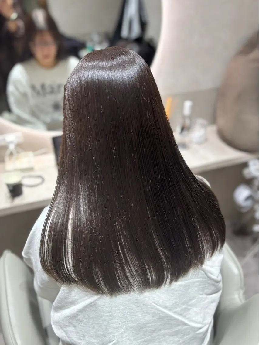 セミロング カラー カット ヘアカラー トリートメント 川崎のカラー職人🥣 kentaのヘアスタイル