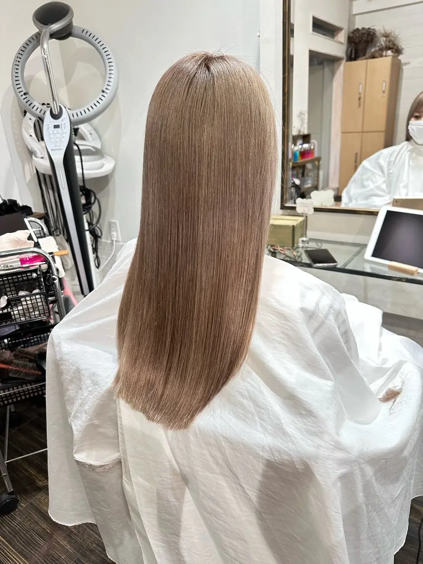 カラー ブリーチ ✨カットモデル募集中 ゆいな🎀のヘアスタイル