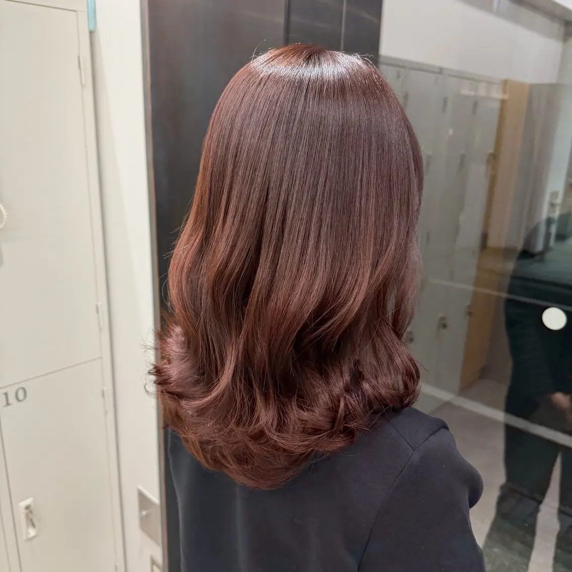 ミディアム カット ヘアカラー トリートメント wool TOKYO ありさのヘアスタイル