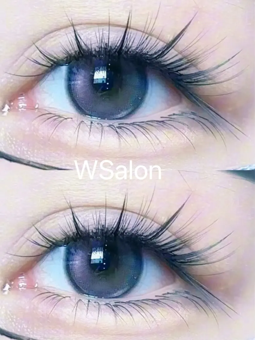 マツエク・マツパ 付け放題 バインドロック カラーマツエク フラットラッシュ 韓国風マツエク W Salon アイラッシュのマツエク・マツパデザイン