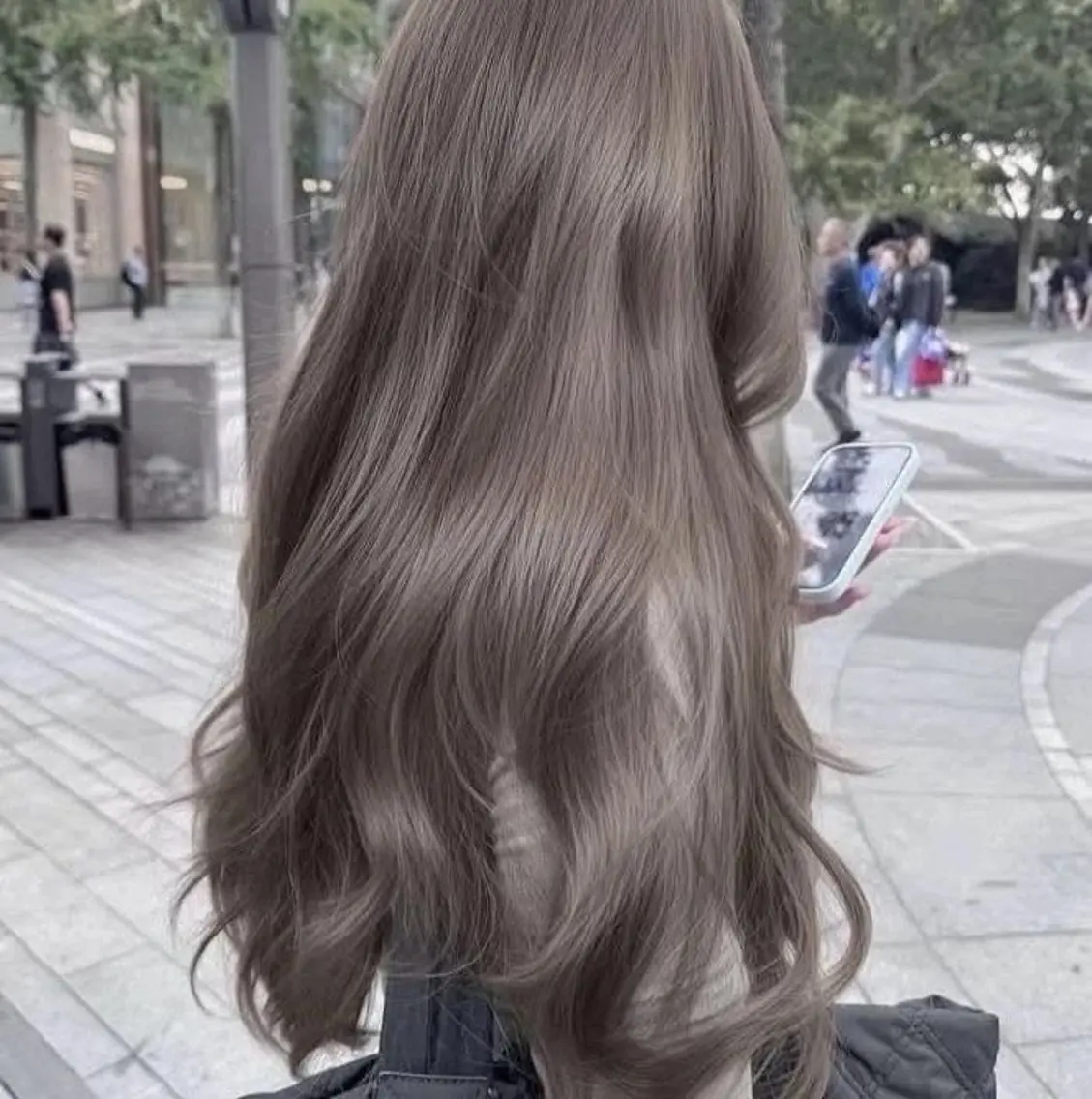 ロング カット 縮毛矯正 トリートメント 🦋高屋敷陸🦋 レイヤー/ハイトーンのヘアスタイル