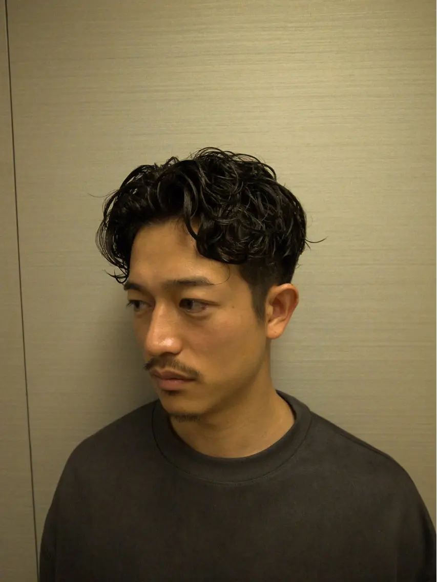 ショート パーマ メンズ カット パーマ 💈メンズフェード 特化DAIYA💈の眉毛・アイブロウイメージ
