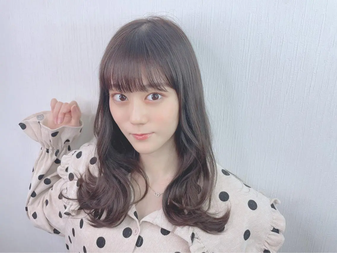 セミロング カラー パーマ ヘアアレンジ 【公式】amble luxe池袋東口🩷のヘアスタイル
