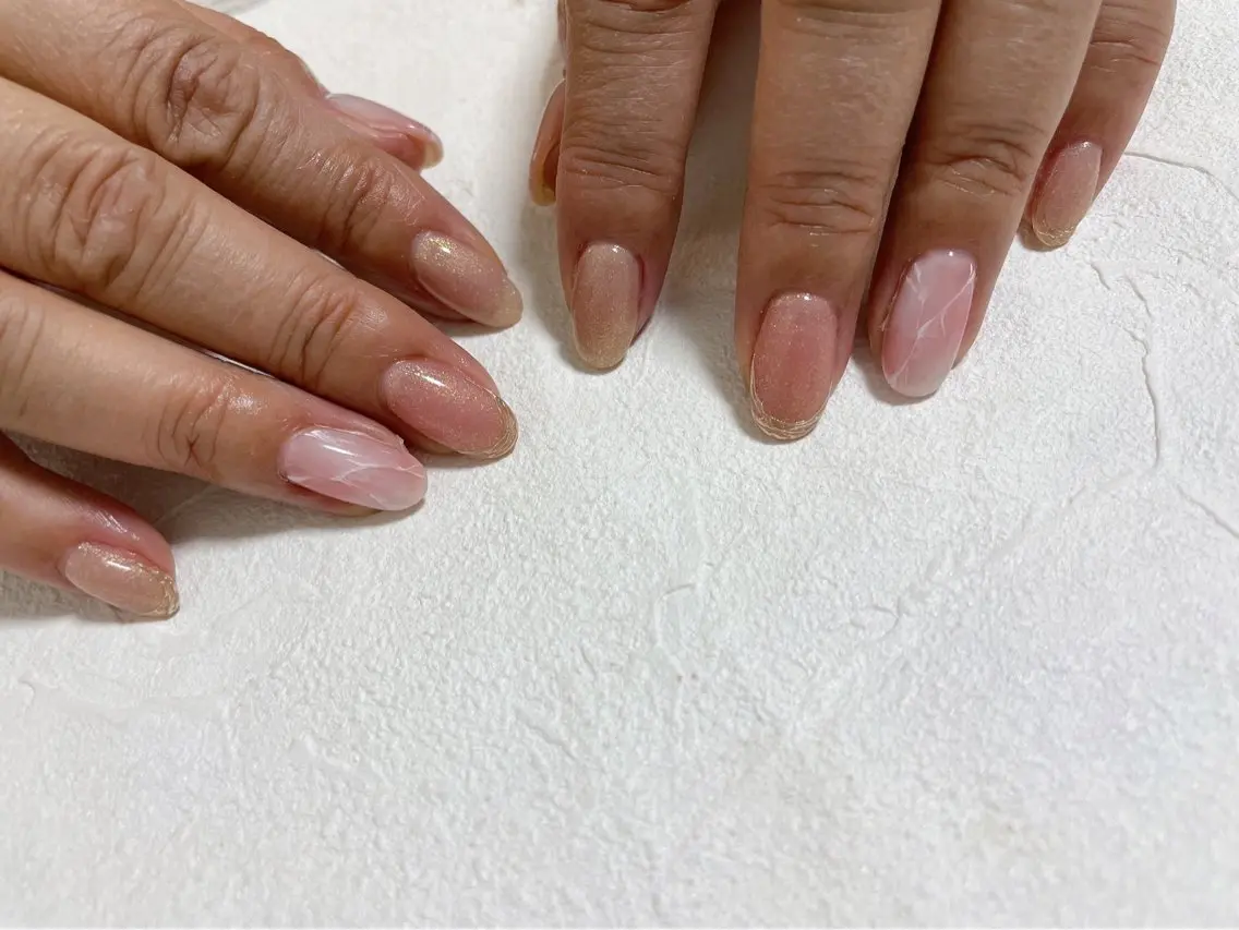 ネイル ジェルネイル 韓国ネイル マグネットネイル メンズネイル パラジェル ハンドネイル kiki nail &brow二子玉川のネイルデザイン