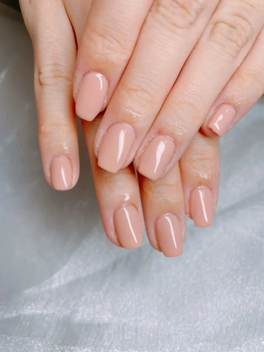 ネイル オフィスネイル ワンカラーネイル シンプルネイル GAL_NAIL Miraiのネイルデザイン