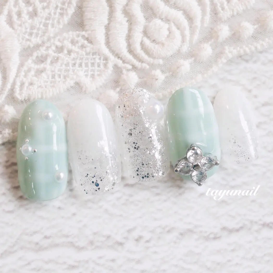 ネイル アートネイル ジェルネイル パラジェル ネイルサロン 【たゆnail】のネイルデザイン