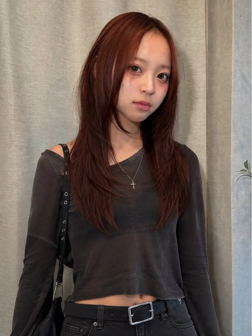 ロング カラー カット ヘアカラー モデル様募集中 🦴harunaのヘアスタイル