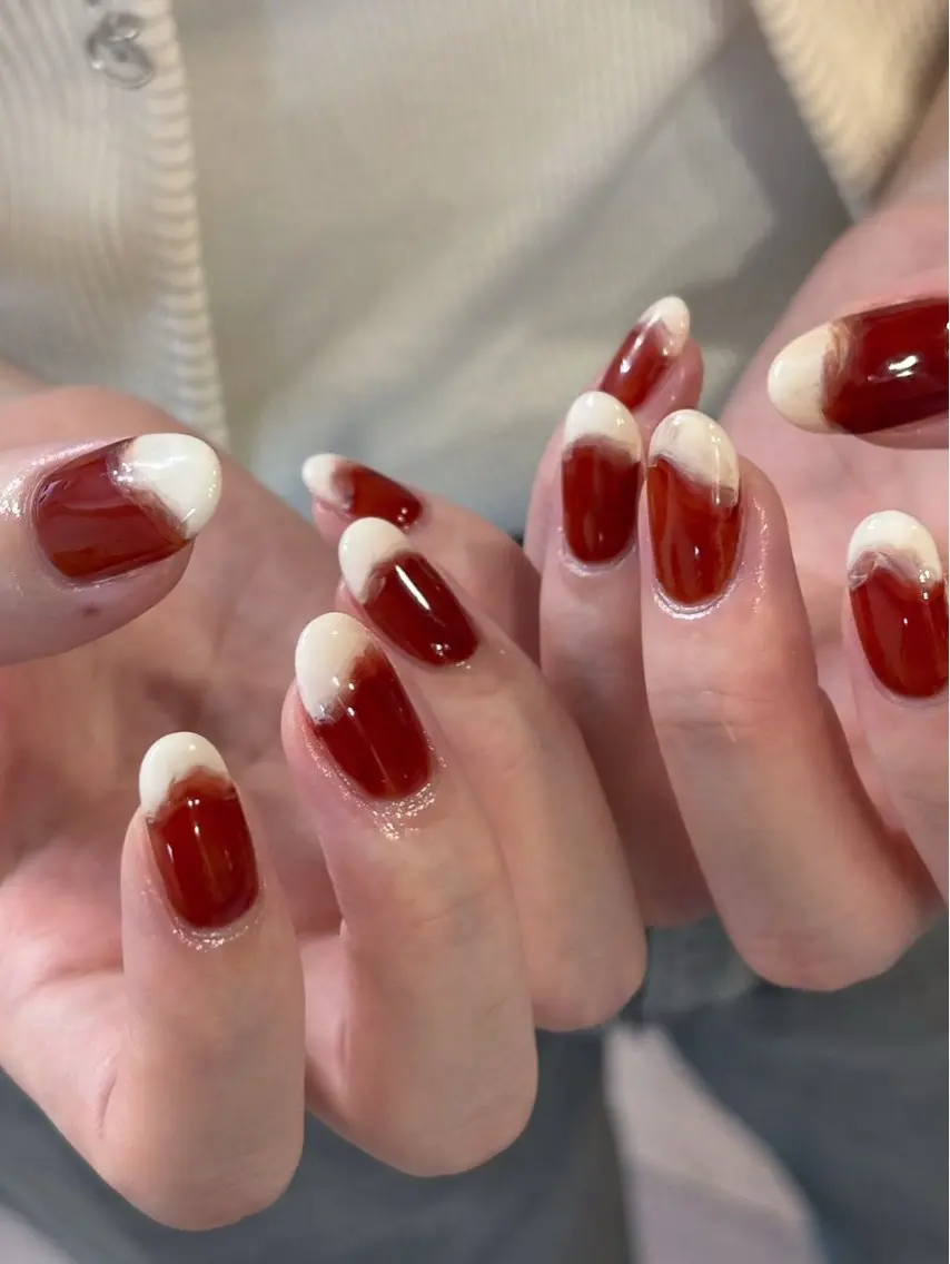 ネイル ニュアンスネイル シンプルネイル ハンドネイル iconail 下北沢 NONのネイルデザイン