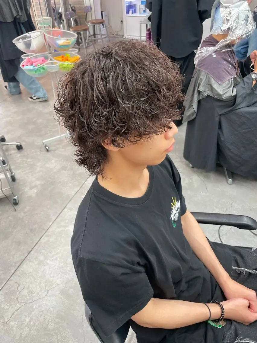 パーマ メンズ カット パーマ 町田エリアＮｏ．１/ パーマ特化/太田京希のヘアスタイル