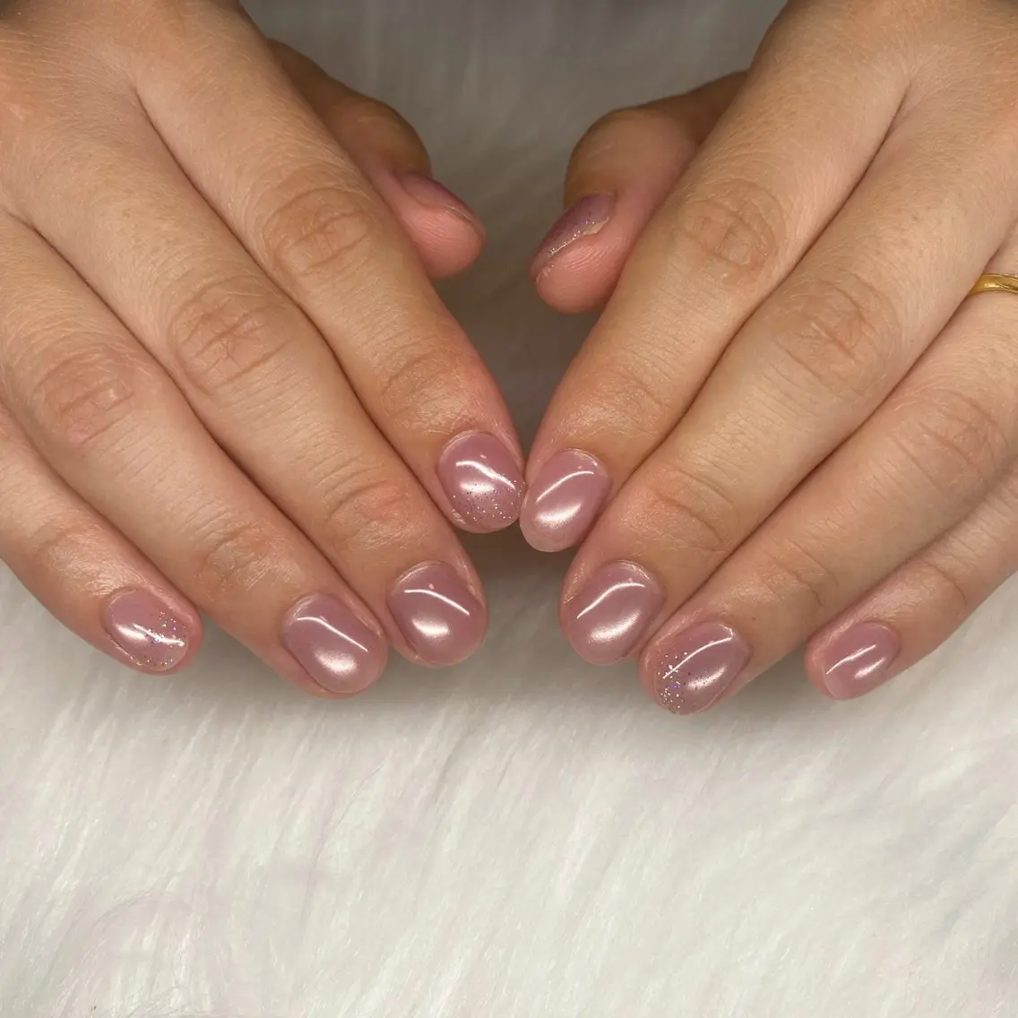 ネイル マグネットネイル ブライダルネイル nail salon milkのネイルデザイン