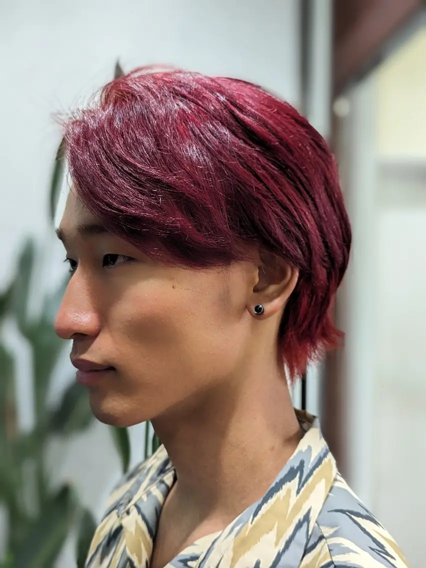 ミディアム 髪質改善＆白髪ぼかし カラー♡店長みやけ♡のヘアスタイル