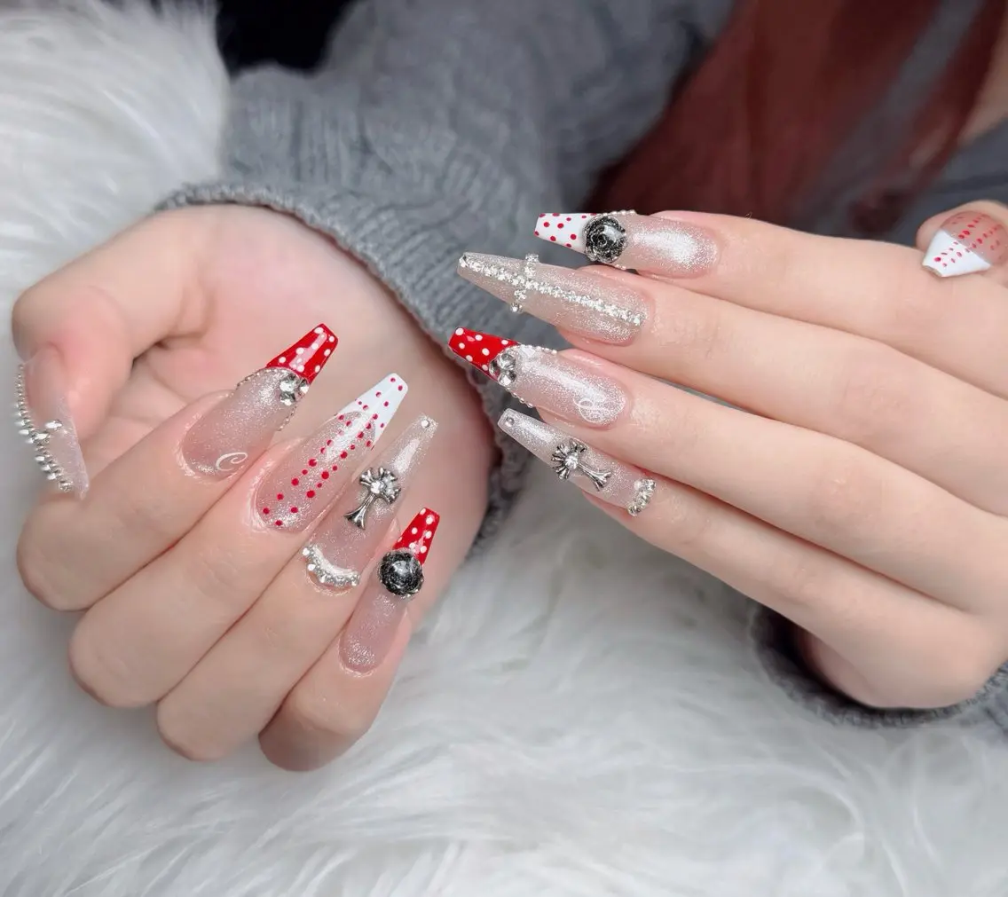 ネイル アートネイル フレンチネイル ジェルネイル 韓国ネイル マグネットネイル ハンドネイル Lenie Nail Okuboのネイルデザイン
