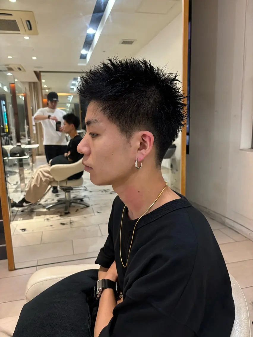 メンズカット+炭酸10分SPAの写真