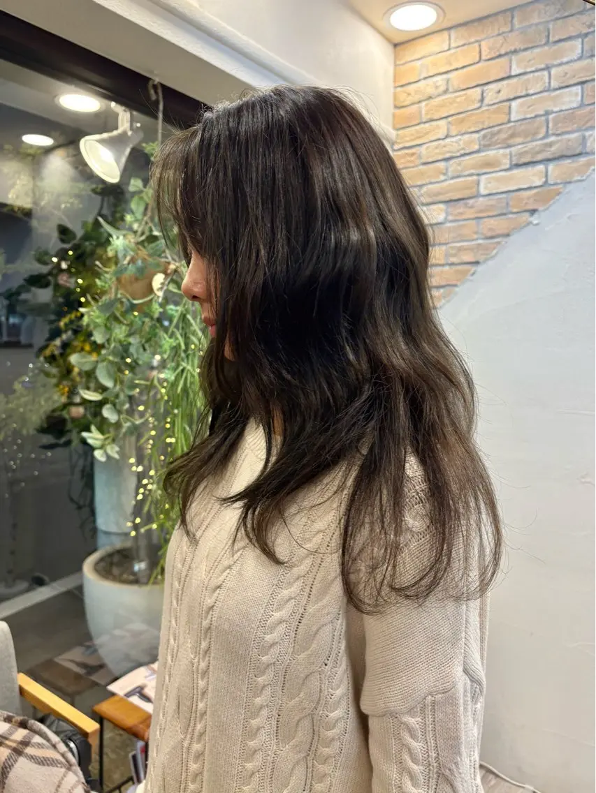 ロング ヘアカラー 🌿miu /目黒区 / 透明感カラー🌿のヘアスタイル