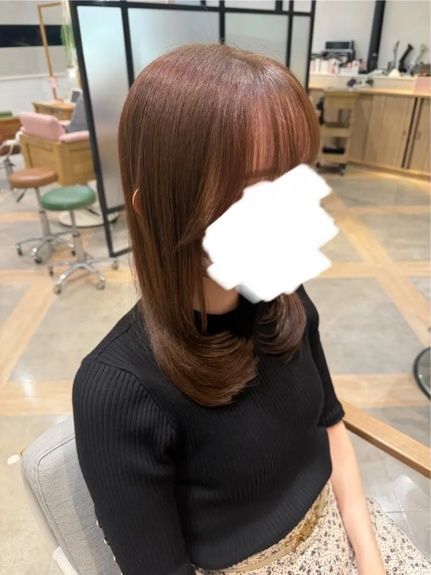 ミディアム 小浜 久実のヘアスタイル