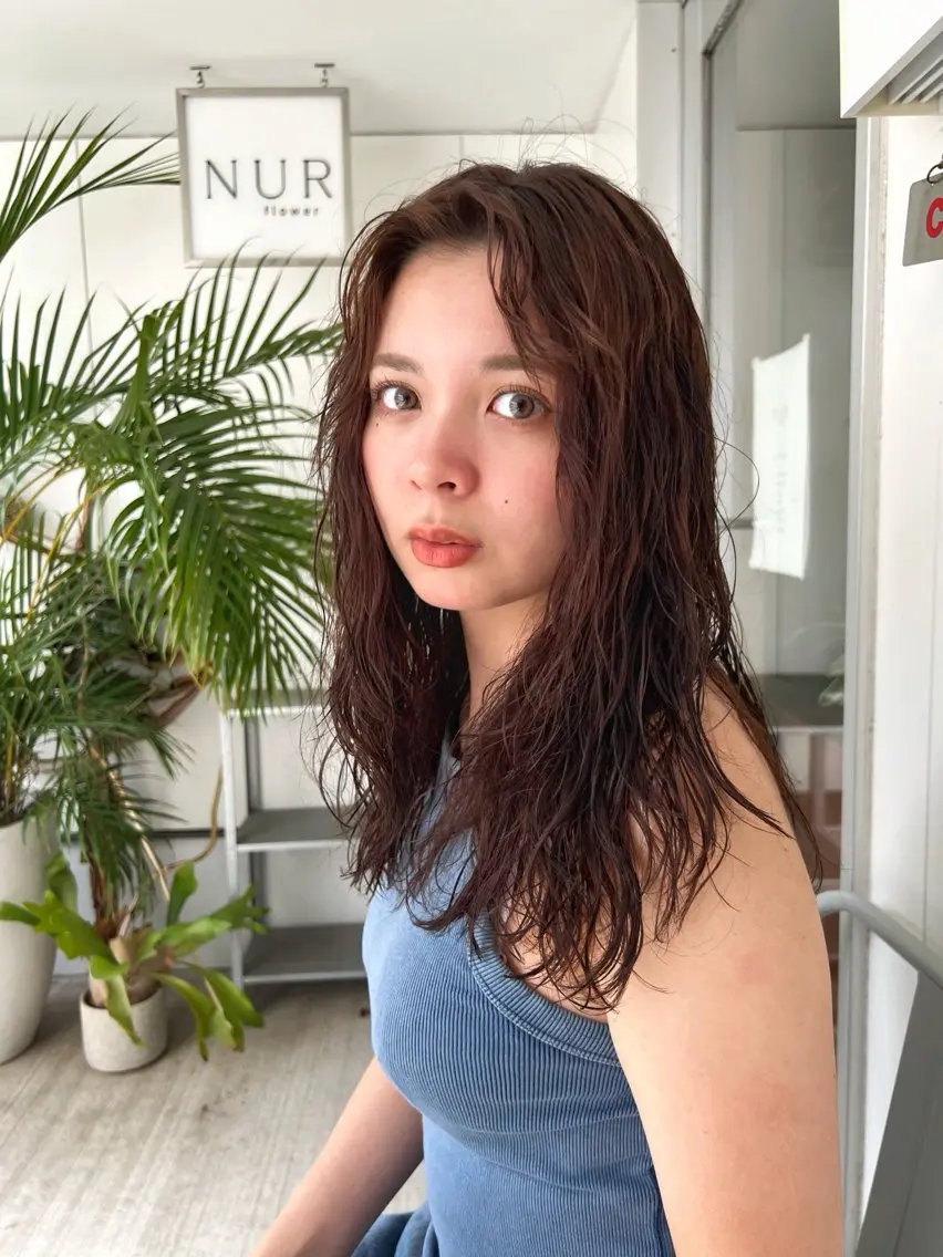 ロング パーマ カット パーマ 山本 晶大のヘアスタイル