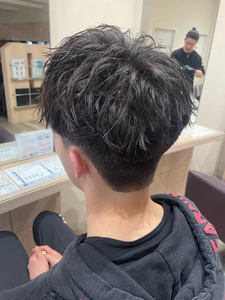メンズ マッシュ メンズパーマ 小林 純一郎のヘアスタイル