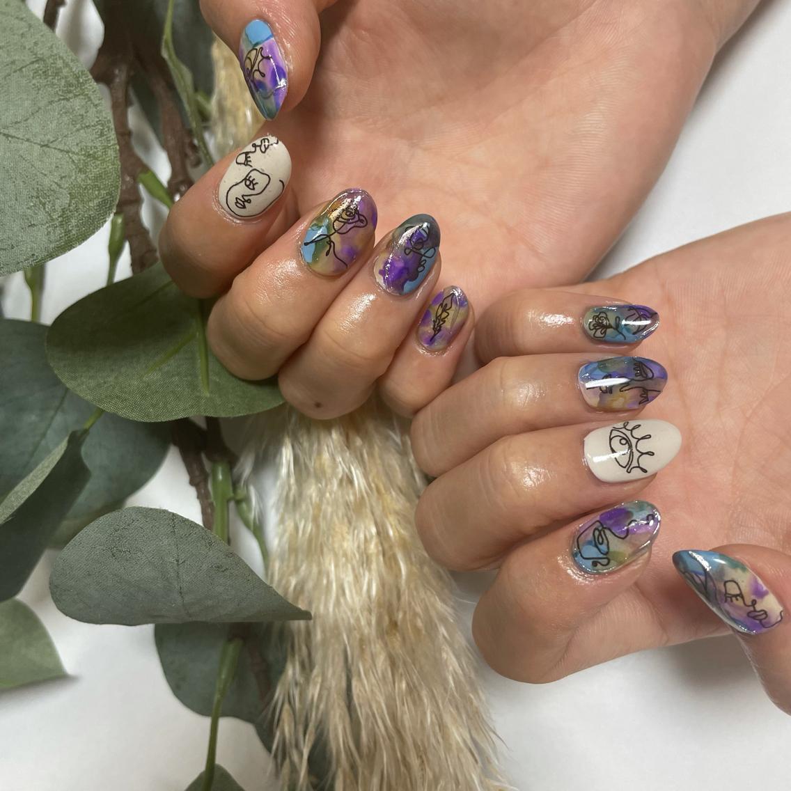 ネイル アートネイル ハンドネイル Nail Salon Aleumのネイルデザイン