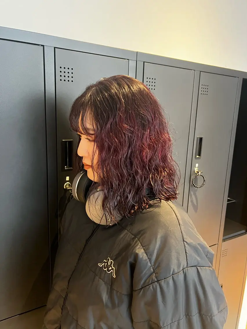 ミディアム カラー 🌝ぷる艶ハイトーン 柔らかヘア🍅まあやのヘアスタイル
