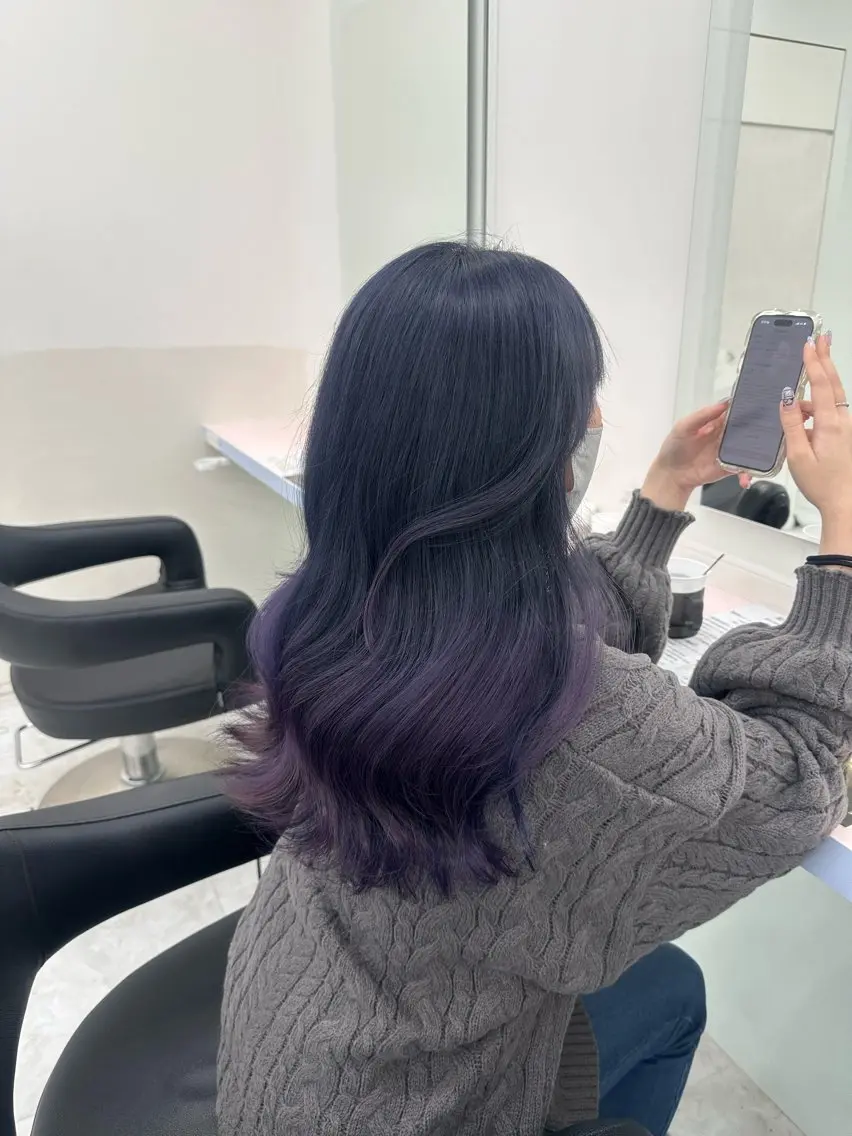 セミロング ヘアカラー 🥀社内技術講師🥀 稲場皓一のヘアスタイル