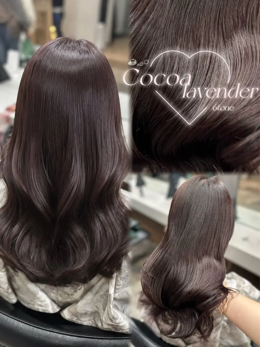 カラー ラベンダーカラー カット ヘアカラー ミウ/ 銀座/暖色 🫧のヘアスタイル