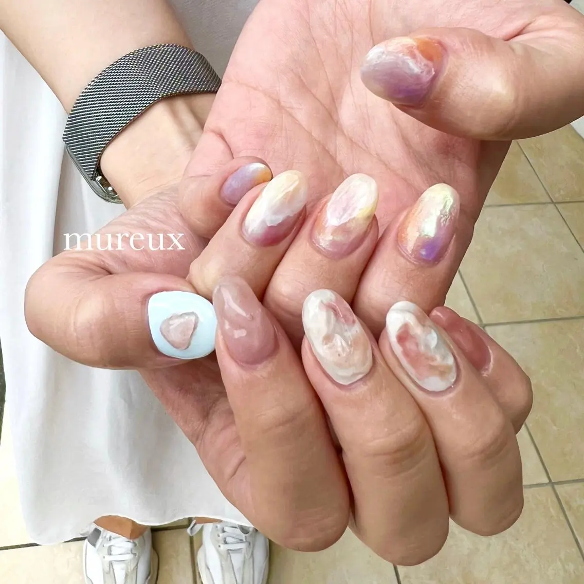 ネイル ハンドネイル mureux ∵ayakaのネイルデザイン