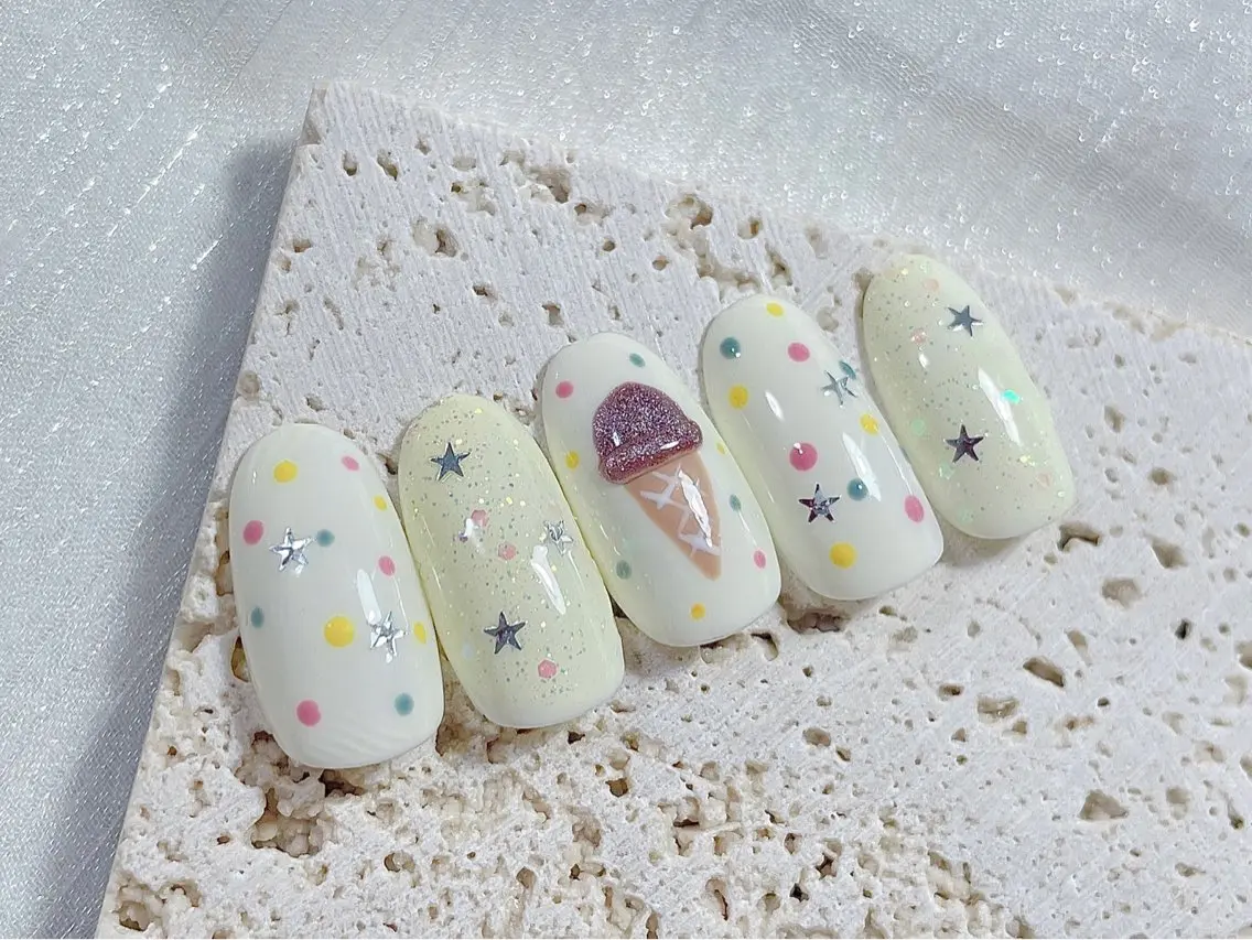 ネイル ジェルネイル オフィスネイル パラジェル 夏ネイル ハンドネイル kiki nail &brow二子玉川のネイルデザイン