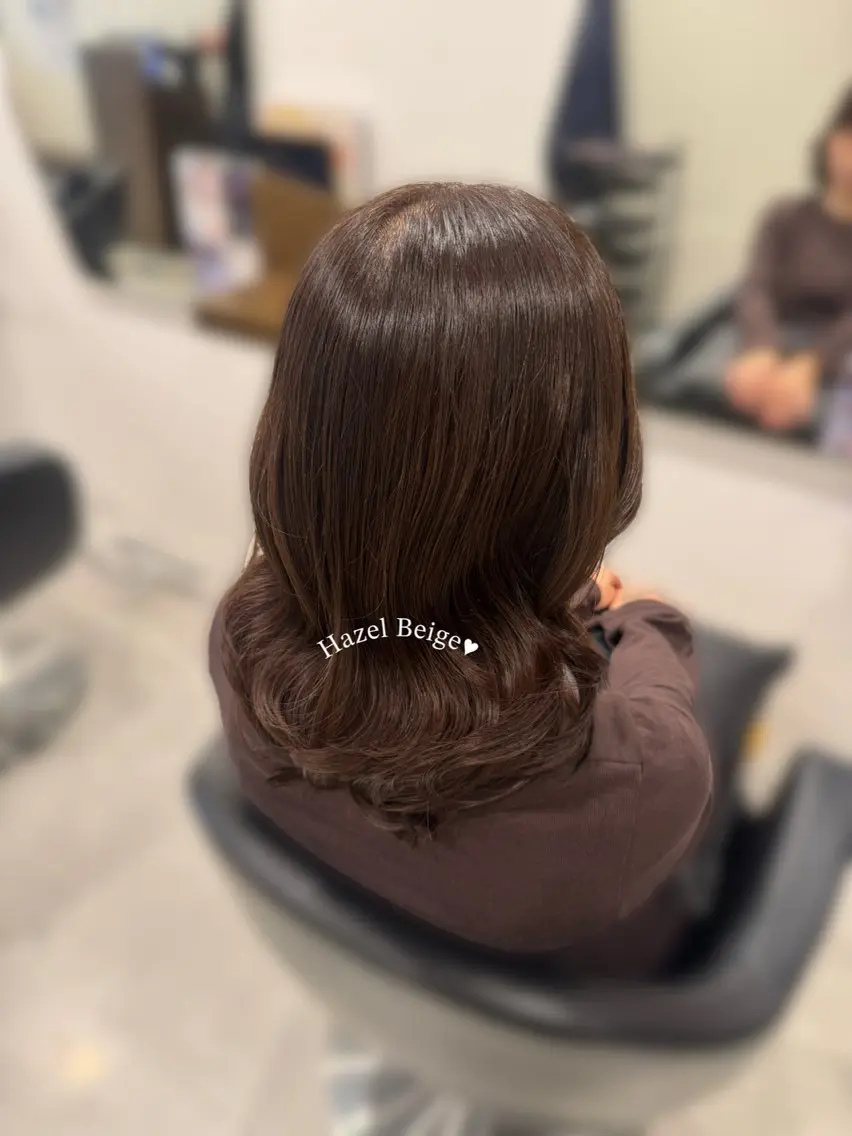ミディアム カラー ヘアアレンジ 🤍たむら みなみ 銀座🤍のヘアスタイル