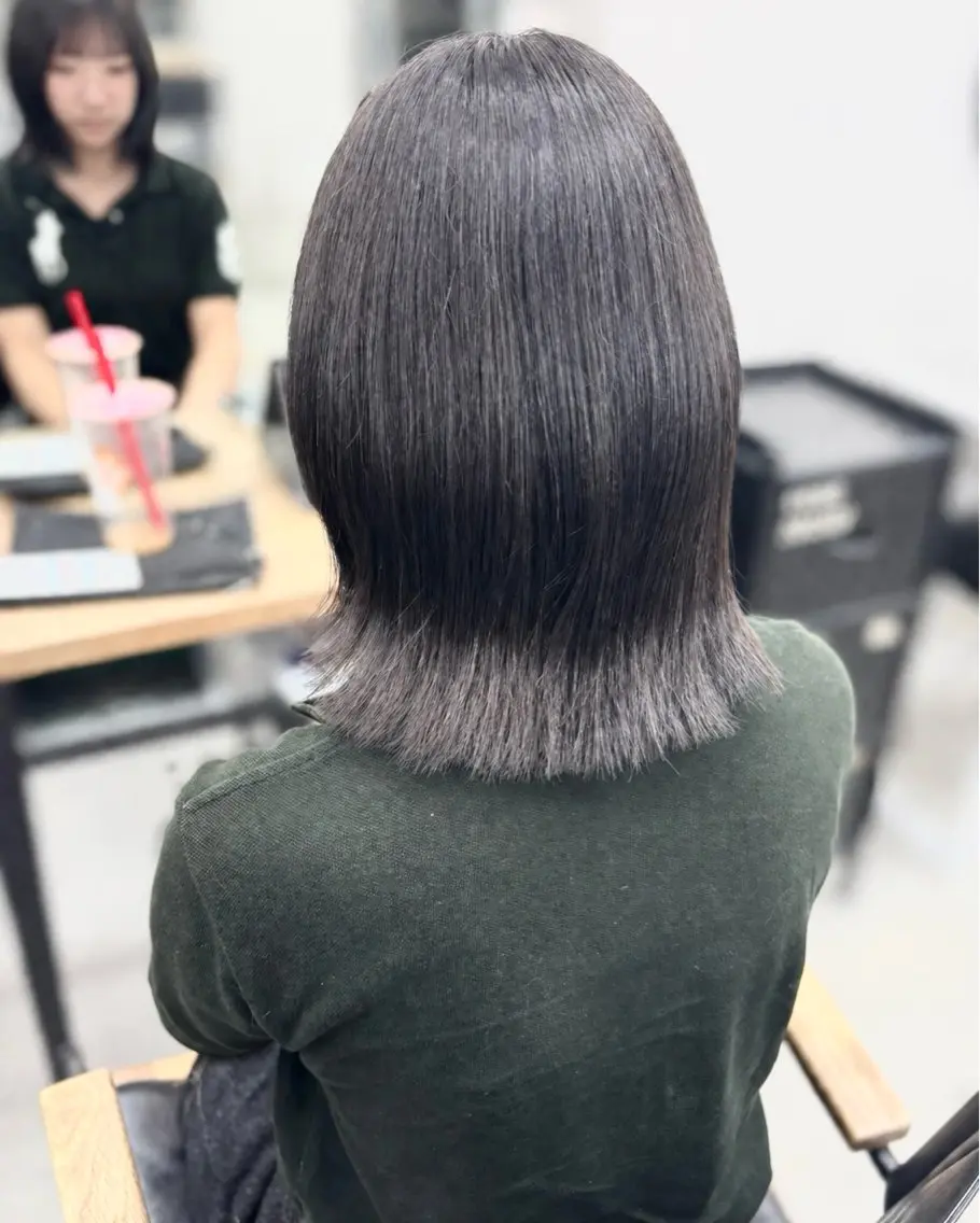 ミディアム カラー ヘアカラー トリートメント killa表参道 /hinaのヘアスタイル