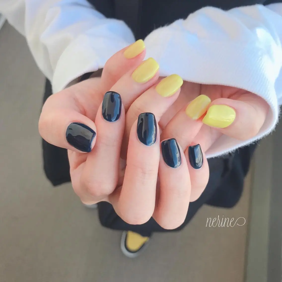ネイル おそろいネイル ハンドネイル NAILST Naomiのネイルデザイン