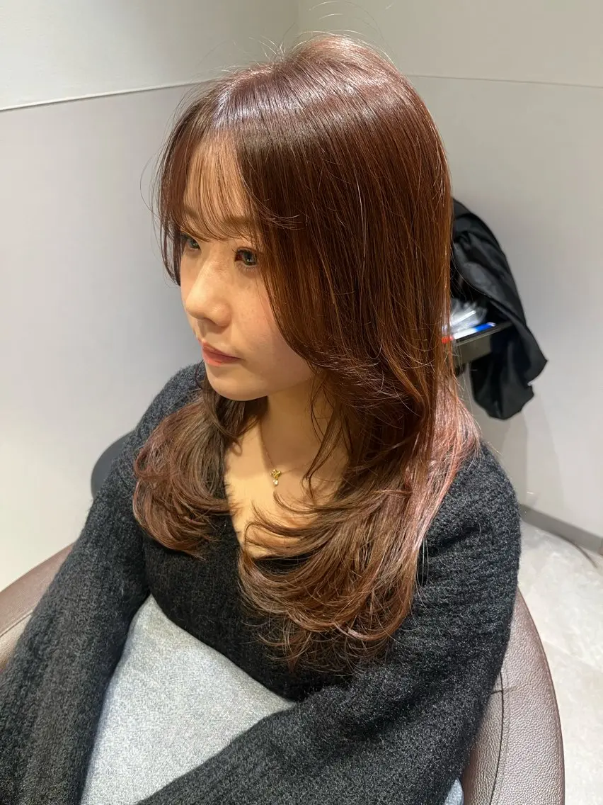 ロング カット ヘアカラー トリートメント 伊藤 俊平のヘアスタイル