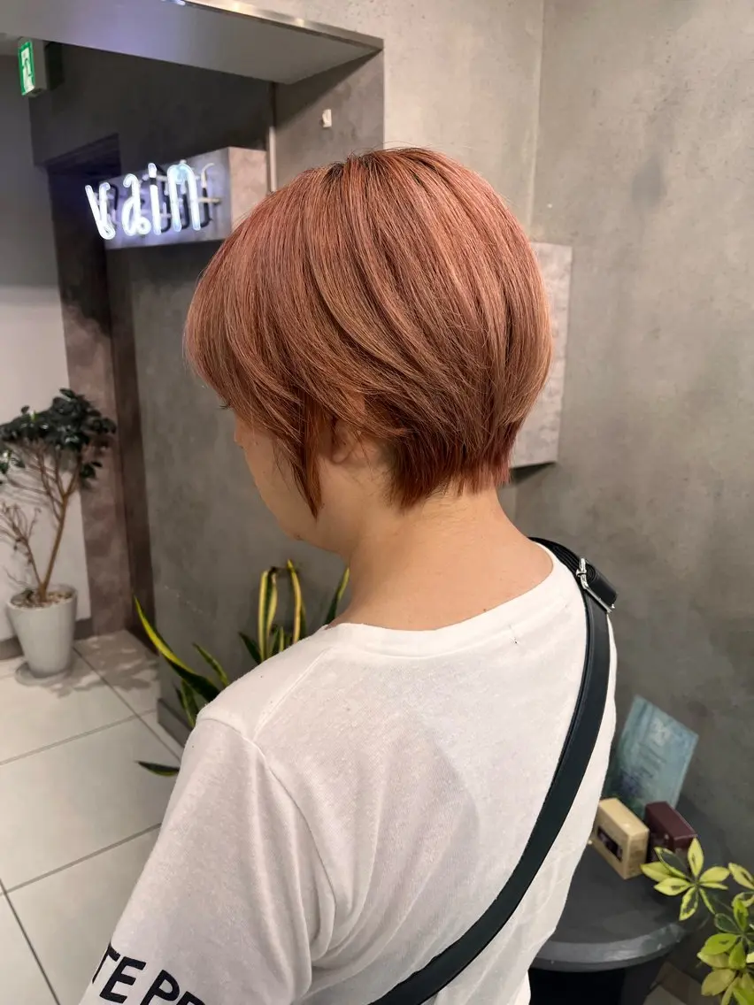 ショート 渋谷ショート、パーマ 美容師vain はるのヘアスタイル