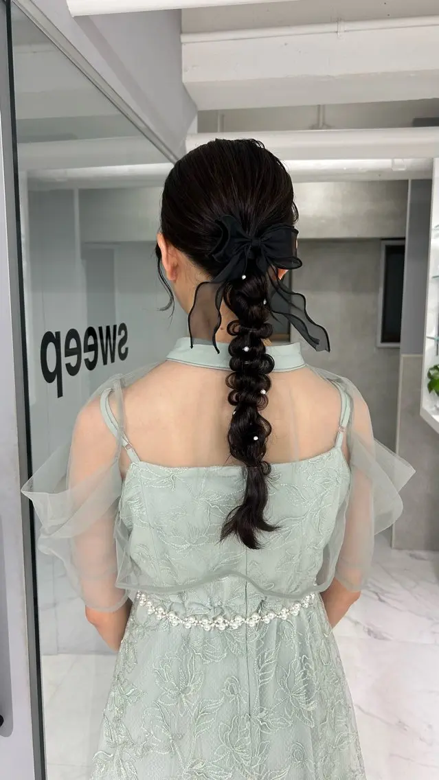 ヘアアレンジ ヘアセット ❤︎REIKA❤︎ ブリーチなしWカラーのヘアスタイル