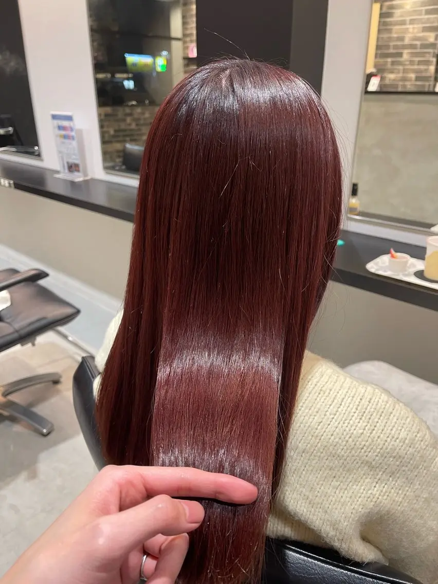 セミロング powderhair 福岡直弥のヘアスタイル