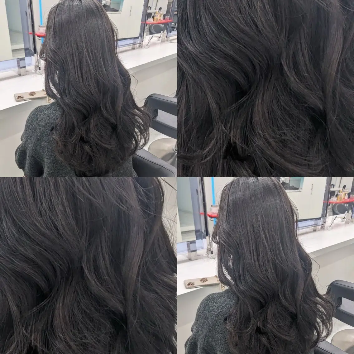 ロング カラー 髪質改善 韓国風ヘア トリートメント カット ヘアカラー トリートメント ヘッドスパ ヘアセット ブリーチなし特化 美容師💖SAE💖のヘアスタイル