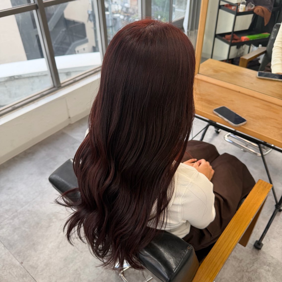 カラー レッドカラー ヘアカラー シエル岡山店 行司　圭佑のヘアスタイル