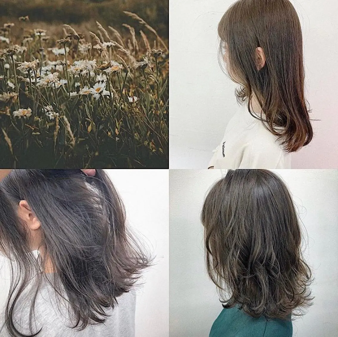 ロング カラー ヘアアレンジ メンズ メンズブリーチ ブリーチ 透明感カラー ブリーチなしカラー 🦋重くない暗髪🦋 Hana🦋のヘアスタイル