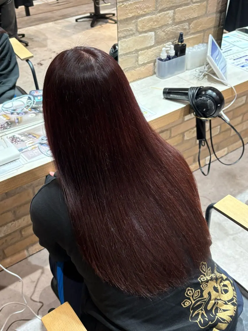 カラー ブラウンカラー ナチュラルブラウン 赤み消しカラー/ ダブルカラー/shoのヘアスタイル