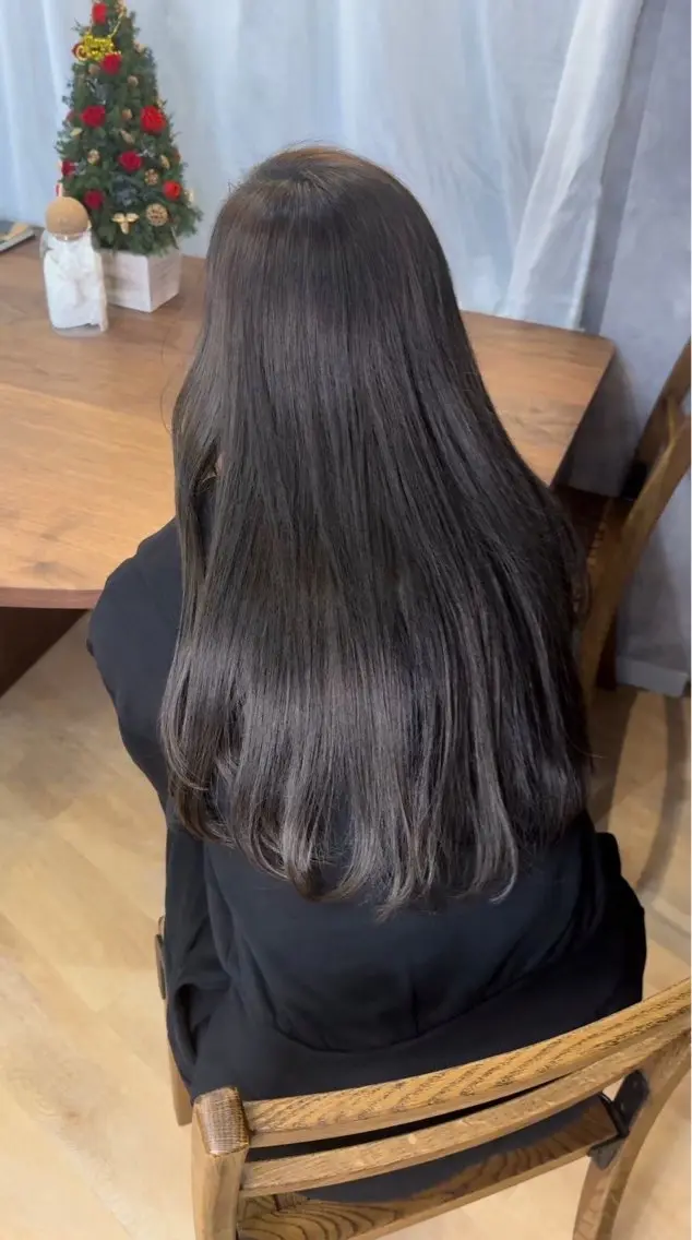 ロング カット ヘアカラー トリートメント 中嶋 颯和のヘアスタイル