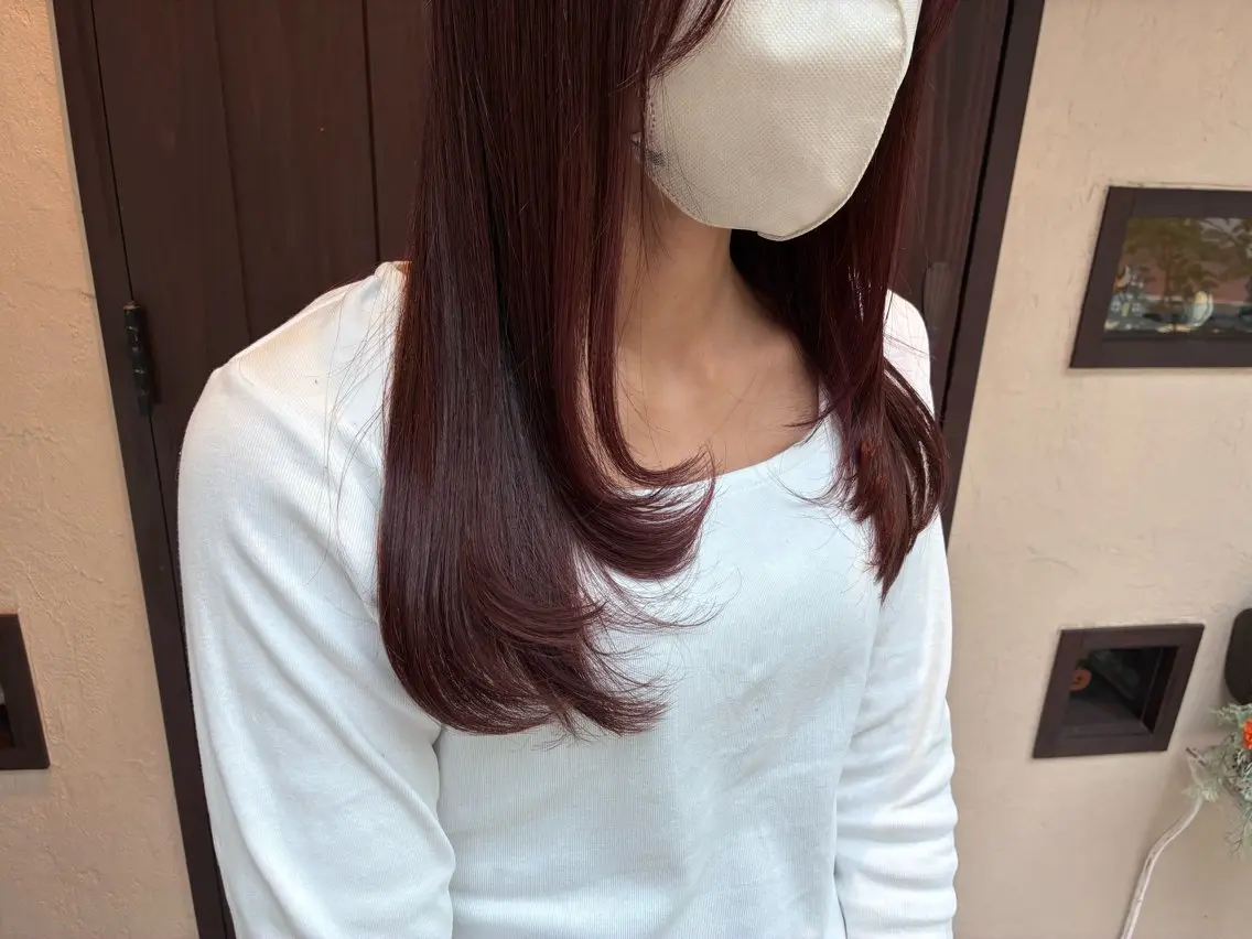 ロング レイヤーカット 若林 美帆のヘアスタイル